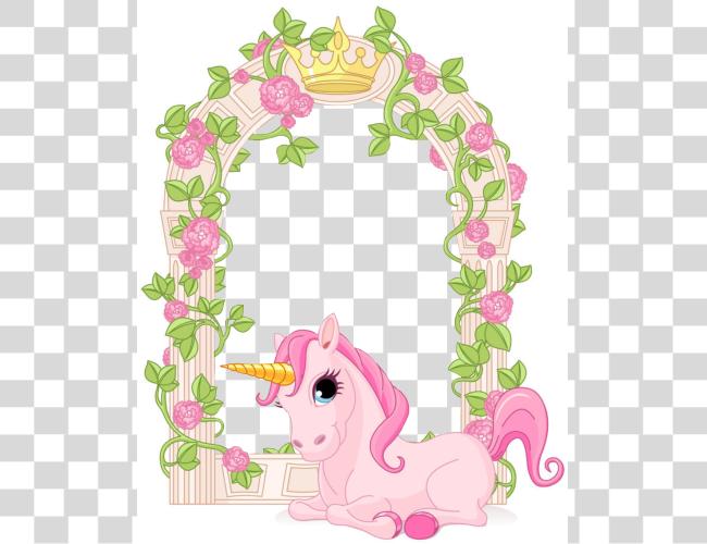 Download Marco Para Foto Del Unicornio Clip Art