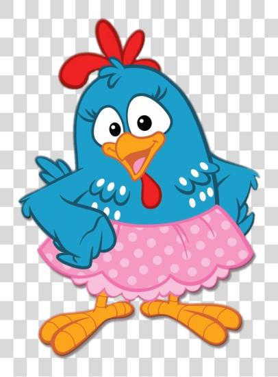 Download Gallina Pintadita Con Falda PNG file