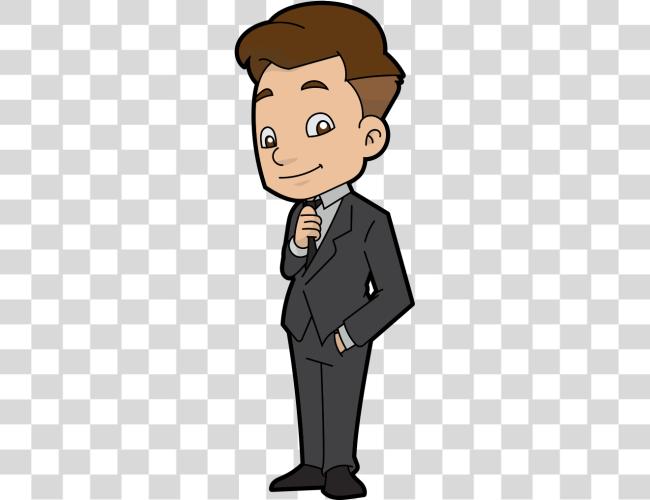 Download Confident Cartoon Businessman Cartoon Businessman Clip Art