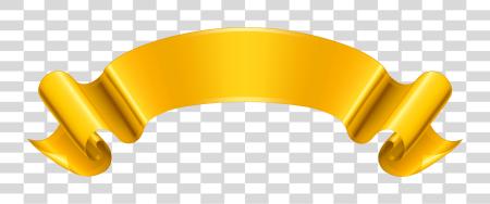 Download Gold Banner Picture Gold Ribbon PNG file