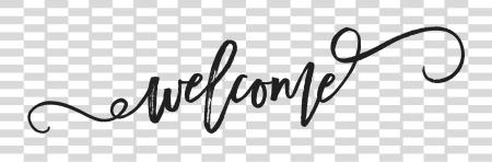 Download el Harwood Welcome a caligrafía Welcome a Our boda PNG file