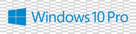 Download windows 10 profesional azul PNG file