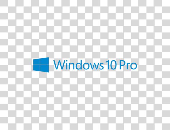 Download Windows 10 Pro Blue Clip Art