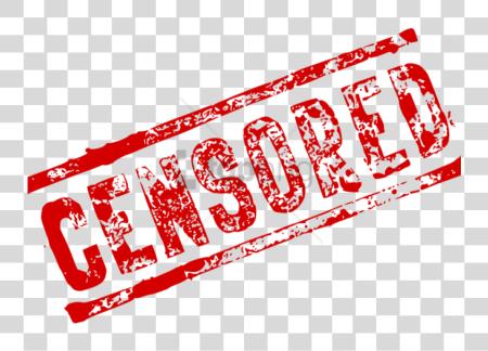 Download Censored Censorship stamp design PNG file