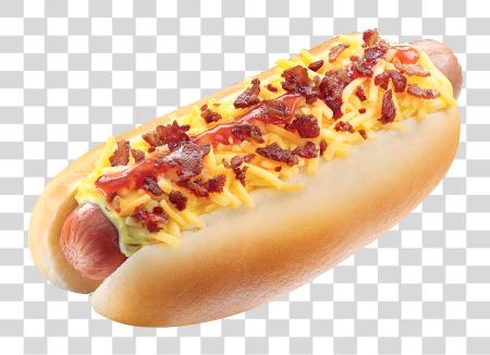 Download Bacon Hot Dog PNG file