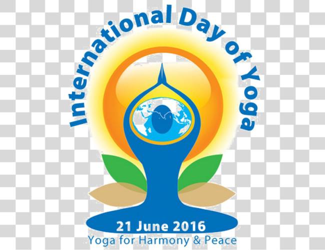 Download Globe With Meditation Yoga Logo Design Image International Yoga Day 2018 Theme Clip Art