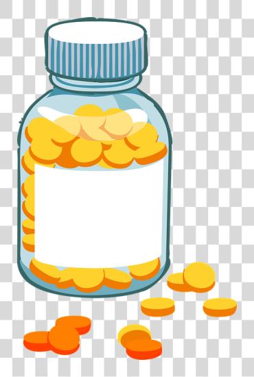 Download Medication Bottle Animated Pill Bottle PNG file