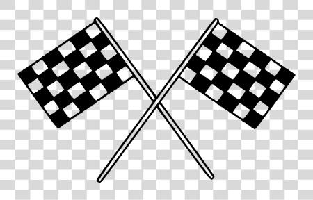 Download Flags Checkered Finish Racing PNG file