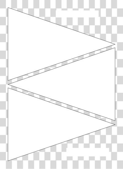 Download 12 Printable Templates Pennant pancarta Template Bunting Template PNG file