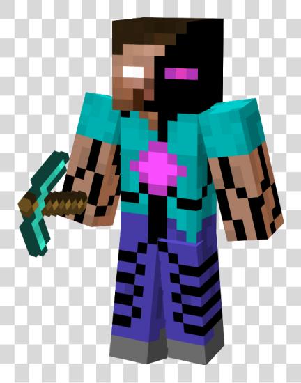 下载 Ender Herobrineherobrine Minecraft Skin Minecraft Herobrine Enderman Skin PNG file