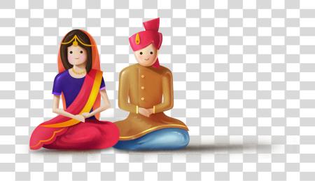 Download Wedding Indian Indian Wedding Couple Animated PNG file