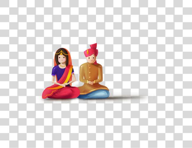 Download Wedding Indian Indian Wedding Couple Animated Clip Art