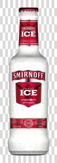 下载 Smirnoff 冰 紅 瓶子 PNG file