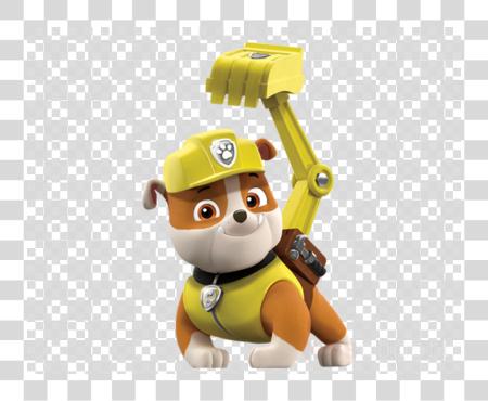 Download Paw Patrol perro cachorro amarillo Paw Patrol Rubble PNG file