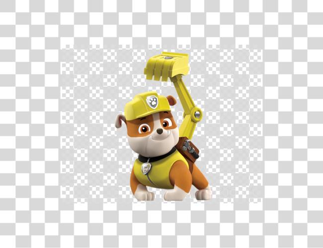 Download Paw Patrol Dog Puppy Yellow Paw Patrol Rubble Clip Art