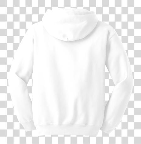 Download blanco Hoodie atrás PNG file