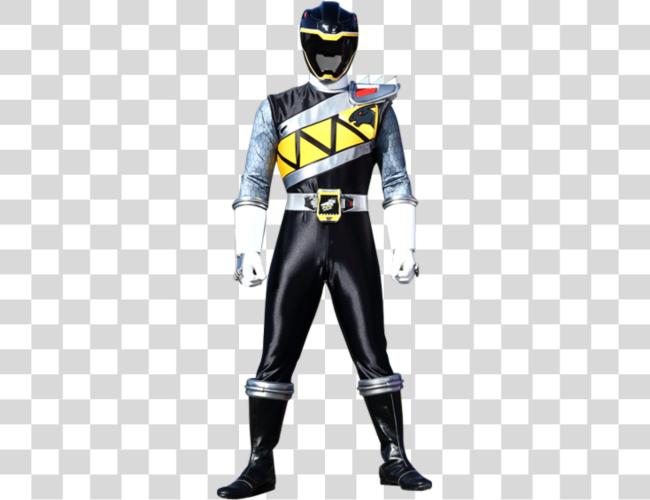 下载 Chase Randall 黑色 Dino Charge Ranger 黑色 力量 Ranger Dino Charge Costume Clip 艺术