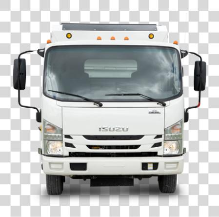 Download Front View Of A New Way Mamba Satellite Side Loader Truck Front View PNG file