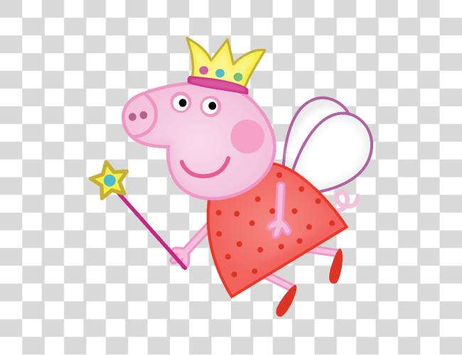 下载 Peppa Pig 仙女 Peppa Pig 生日 公主 Clip 艺术