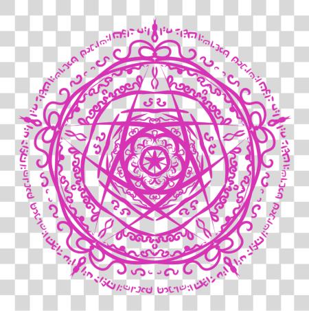 Download Miss Melancholy magia Circles para diferente Mage Types Pink magia Circle PNG file