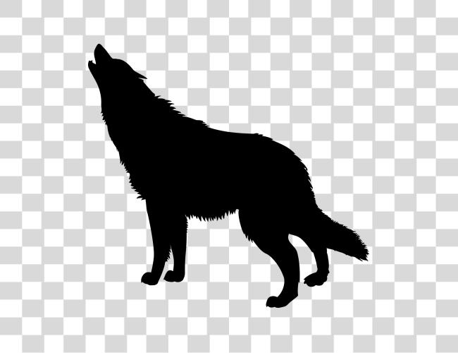 Download Wolf Dog Silhouette Clip Art