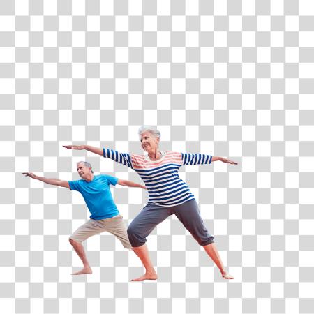 下载 Yoga People Older Adult Quality 的 Life PNG file