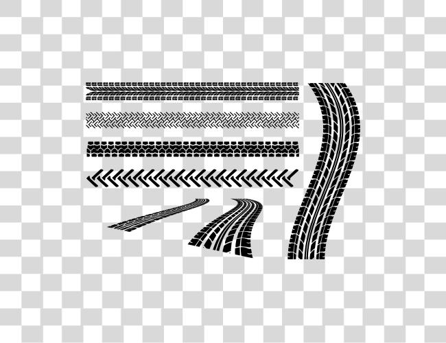 下载 Tire Tread Marks Tire Tracks Clip 艺术