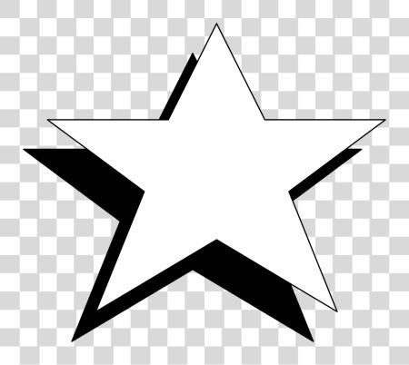 Download Stars Black And White Image Star In Black N White PNG file