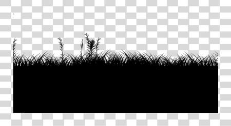 Download Grass Silhouette Image Places To Visit Monochrome PNG file