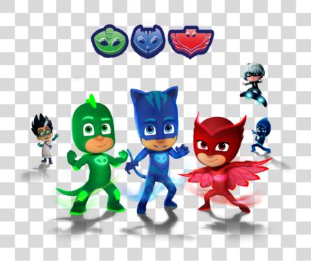 下载 Pj Masks Edible 蛋糕 Topper Pj Masks PNG file