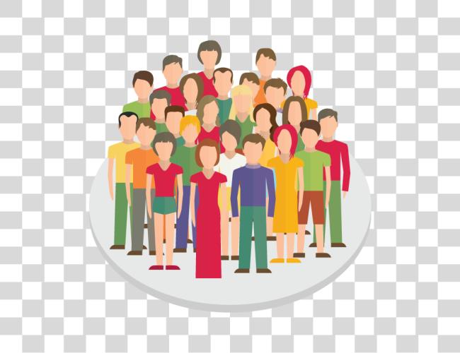 Download Crowd Person Icon Group Of People Clip Art