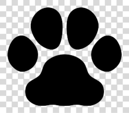 Download Paw Print silueta perro Paw PNG file