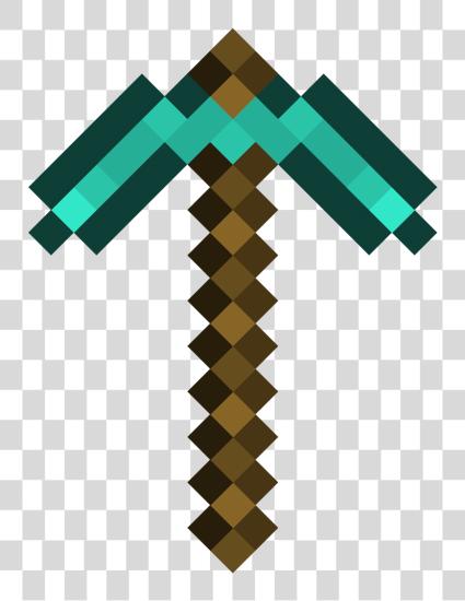 下载 Diamond Pickaxe Minecraft Diamond Pickaxe PNG file