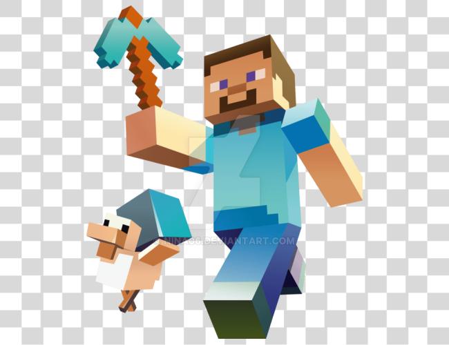 下载 Minecraft Steve Gif Clip 艺术