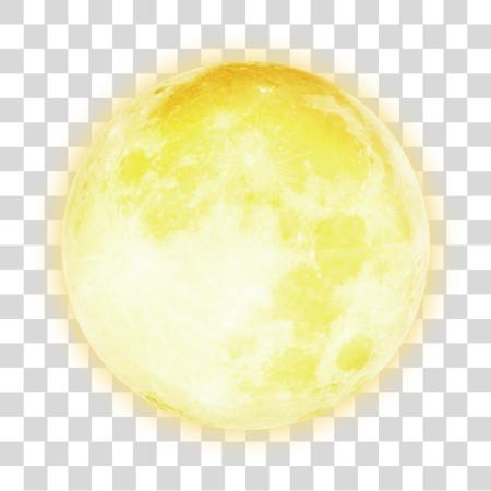 下载 scmoonsticker moonsticker glow 黄色 月亮 overlay Bright 月亮 PNG file