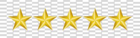 Download 5 oro estrella 5 oro Stars PNG file