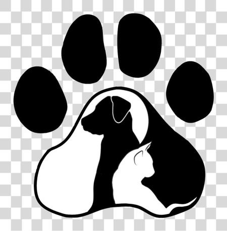 Download sticker pawprint paw perro gato lindo loveit shilouette Huellas De Perros Y Gatos PNG file