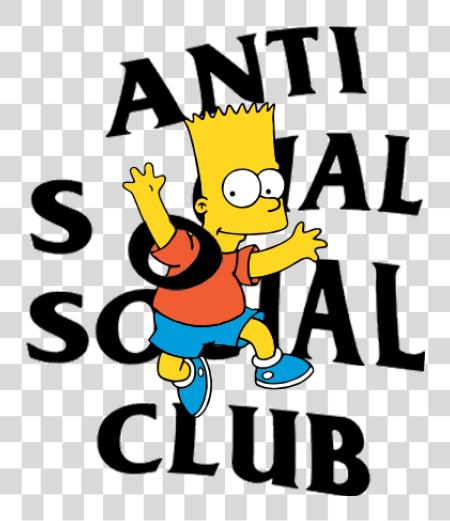 Download Anti Social Social club Anti Social club PNG file