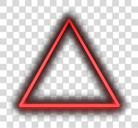 تحميل Neon Triangle Neon أحمر Triangle بي ان جي ملف