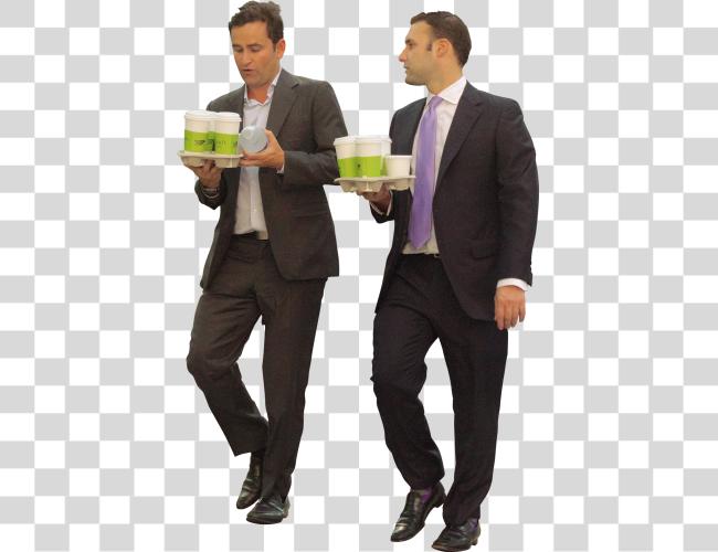 Download Business Men Walking With Coffee People Walking Business People Walking Clip Art