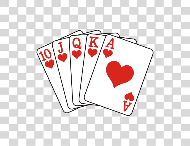 Download Cards Straight Flush Poker Clip Art