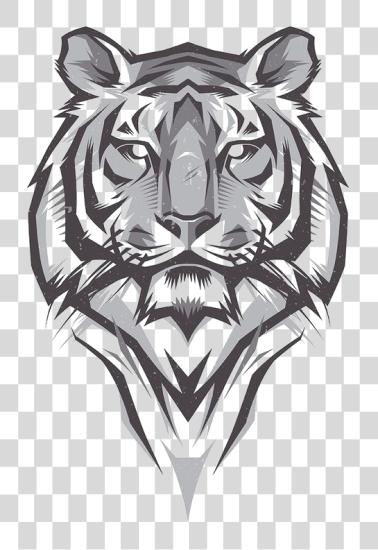 تحميل Tiger Logo Tigre De Bengala Dibujo بي ان جي ملف