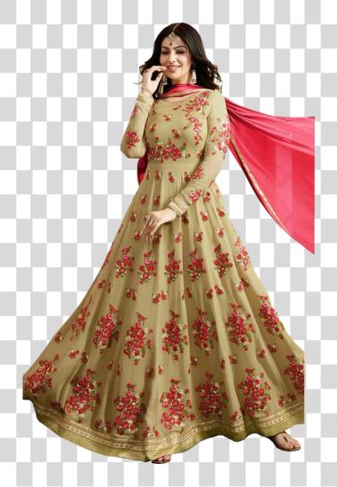 下载 Designer Anarkali Suits Lehenga Dresses 聚会 穿 Gowns PNG file