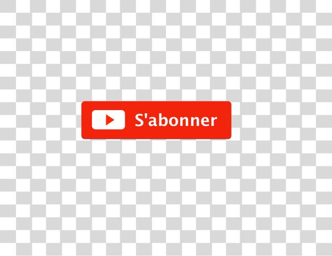 Download Bouton como Youtube s Abonner Youtube Clip arte