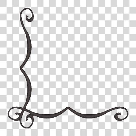 Download Corner Border decoration frame PNG file