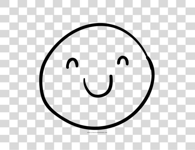 Download Happy Face Coloring Pages Cara Feliz Dibujo Clip Art