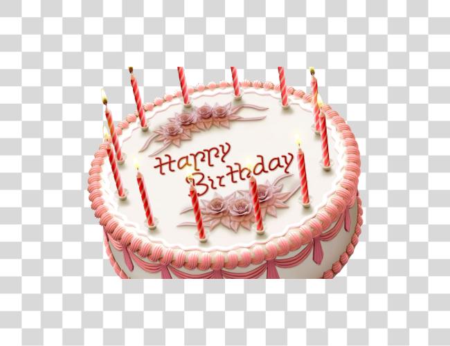 Download Birthday Cake Happy Birthday Cake Psd Clip Art