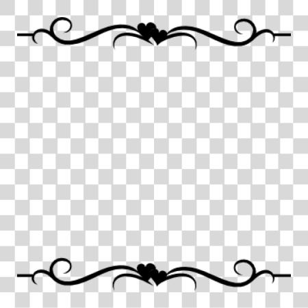 下载 Elegant Border 單詞 婚礼 Embellishments 粉红色 框架 PNG file