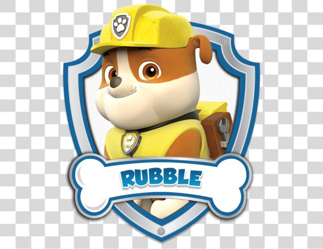 Download Rubble Paw Patrol Logo 5 By Carolyn Paw Patrol Rubble Clip Art