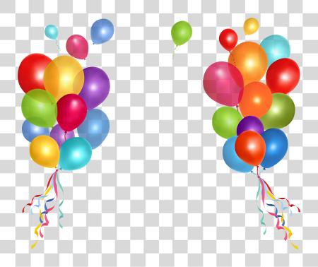 Download Clip Art Balloons Banner Gambar Balon Ulang Tahun PNG file